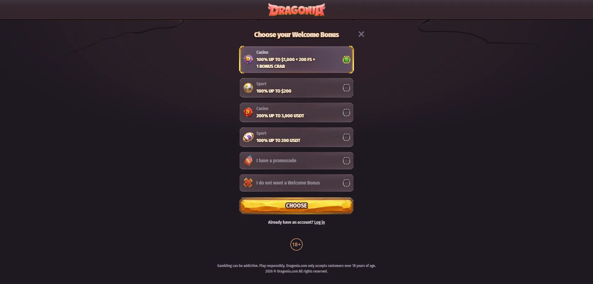 Dragonia Casino NZ welcome bonus &ndash; up to NZ$500 plus 100 free spins